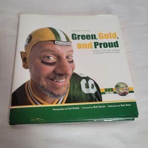 Greenbay Packers Green Gold & Proud Hardvover Book & DVD 2005